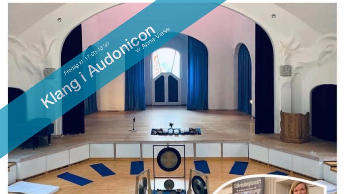 Skanderborg: Fredags FULDMÅNE klang og gongbad med Anne Viese i Audonicon - d. 1. maj 2026