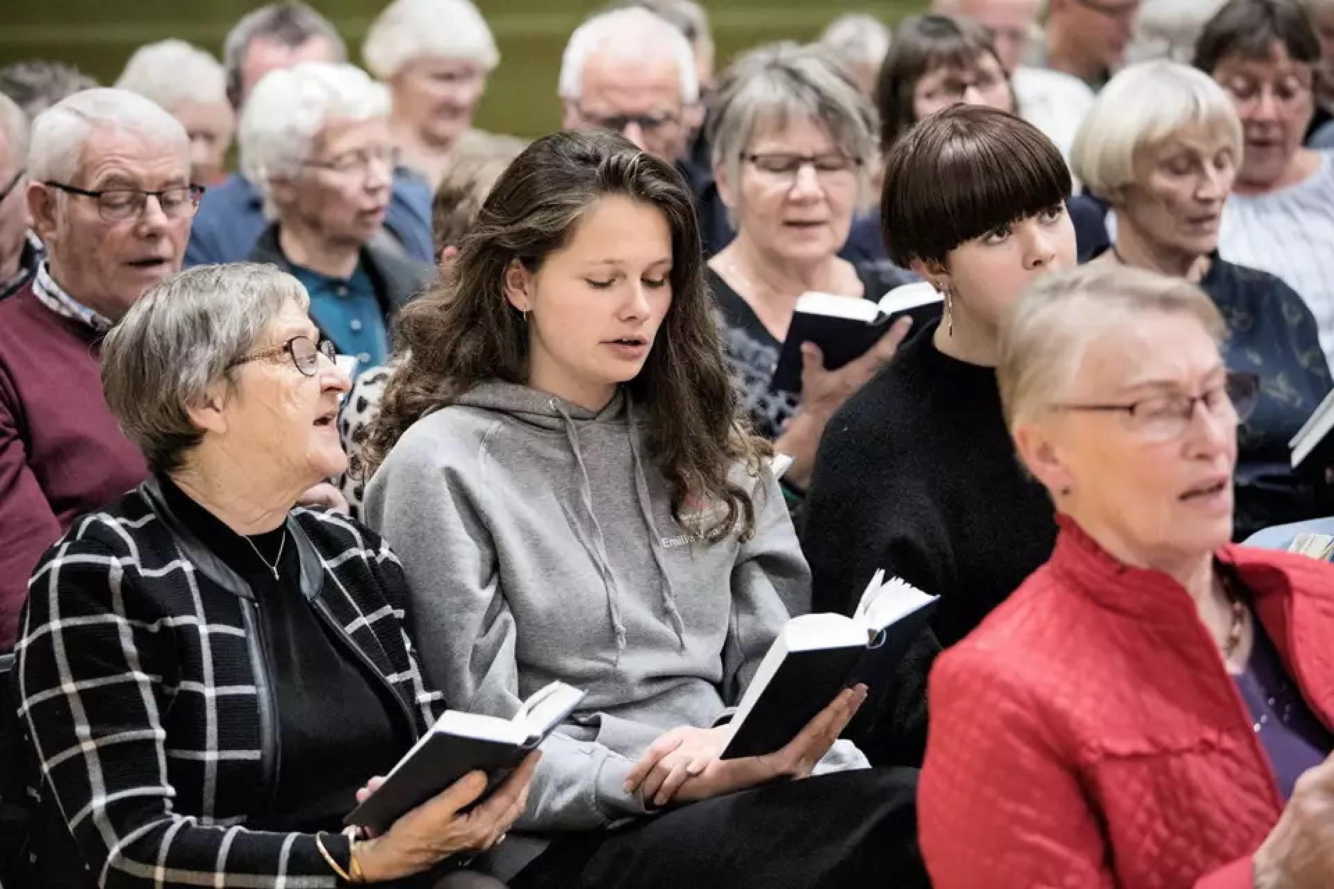 Fællessang på Næstved Bibliotek