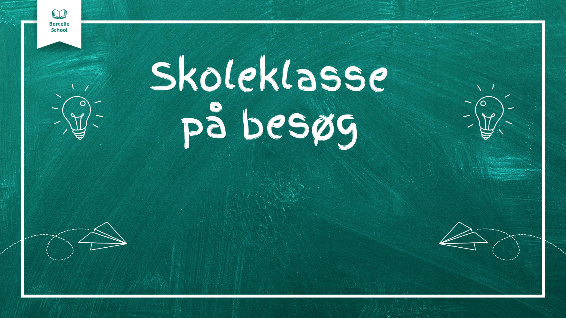 Skoleklasse på besøg