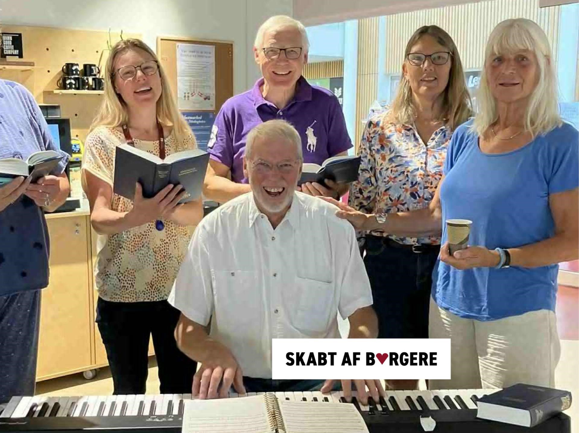 Morgensang på Holte Bibliotek