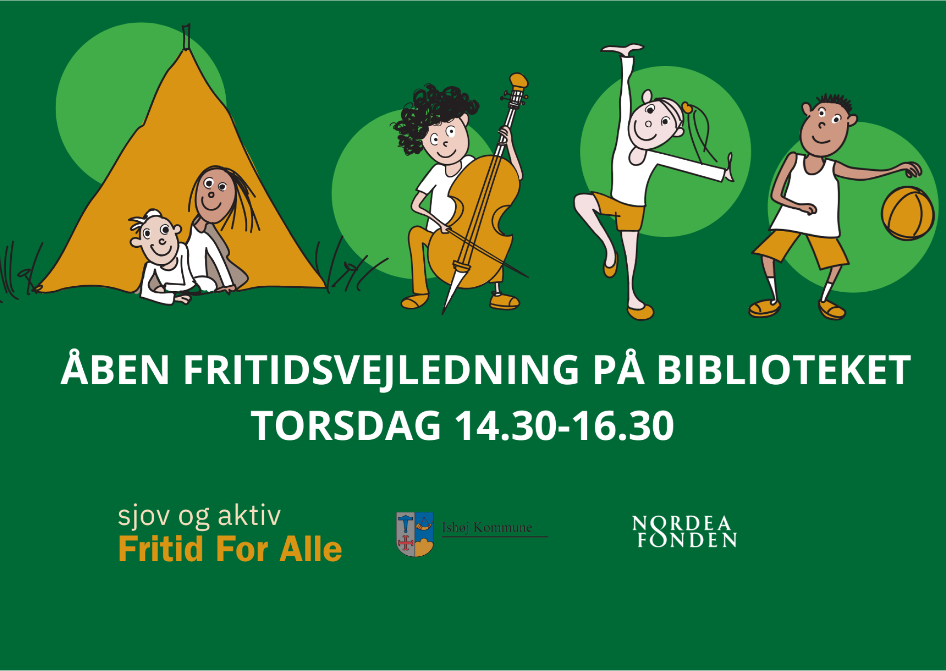 Åben fritidsvejledning på biblioteket