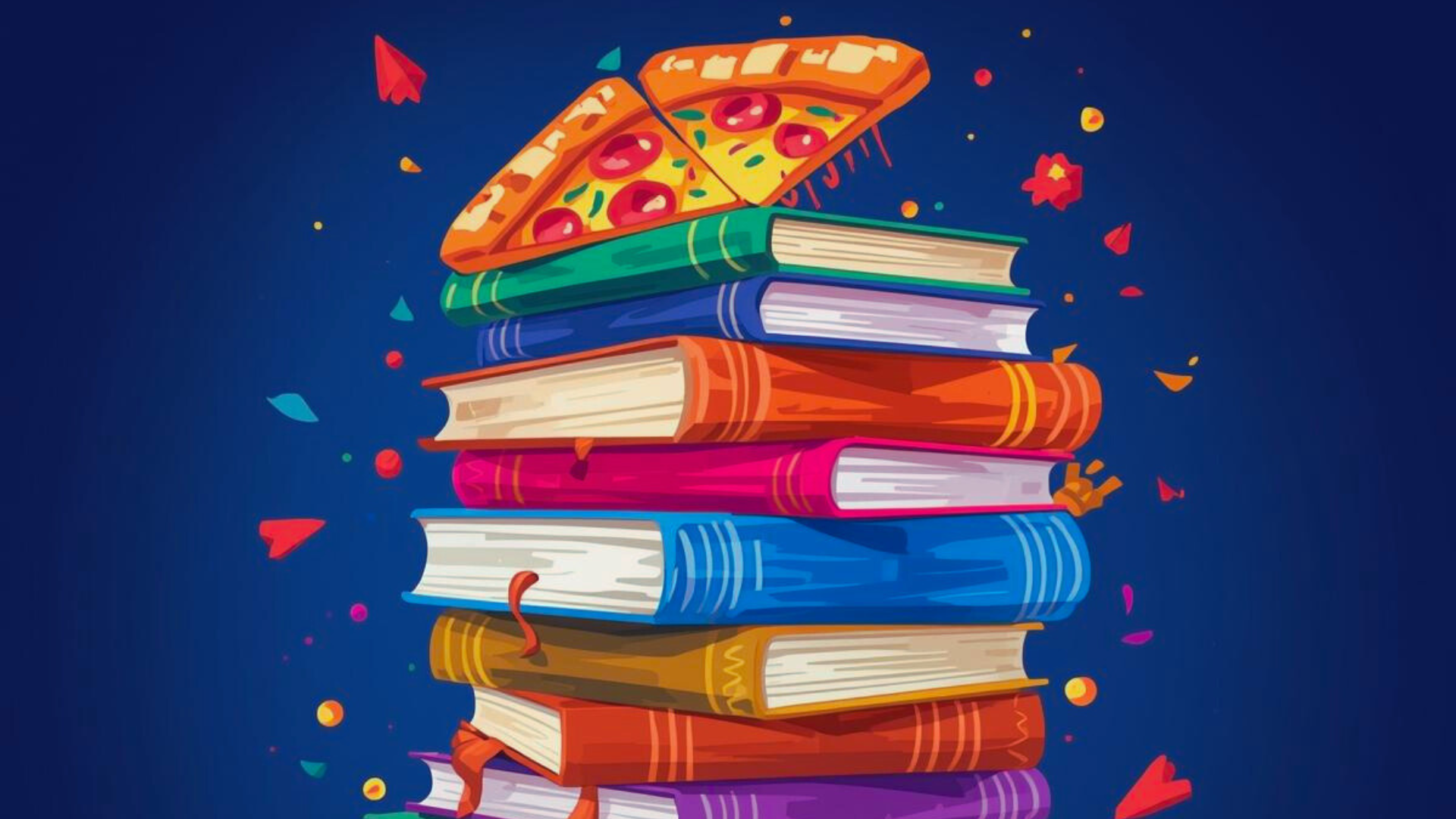 Bøger og pizza for tweens