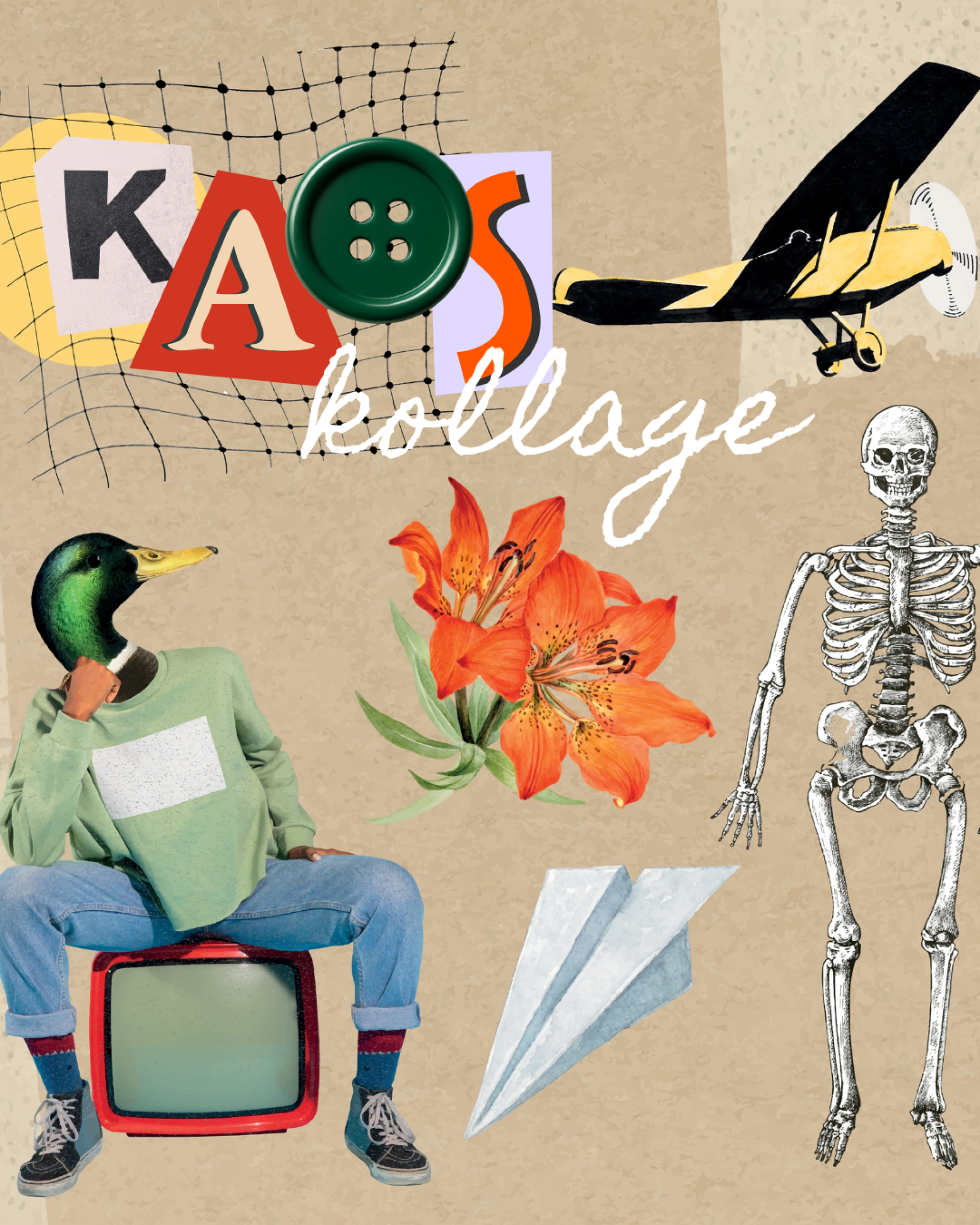 Kaoskollage og køleskabspoesi