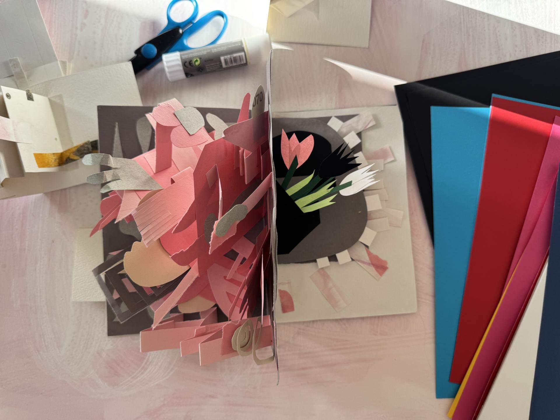 "Pop-up kort" workshop med Johanne Helga Heiberg