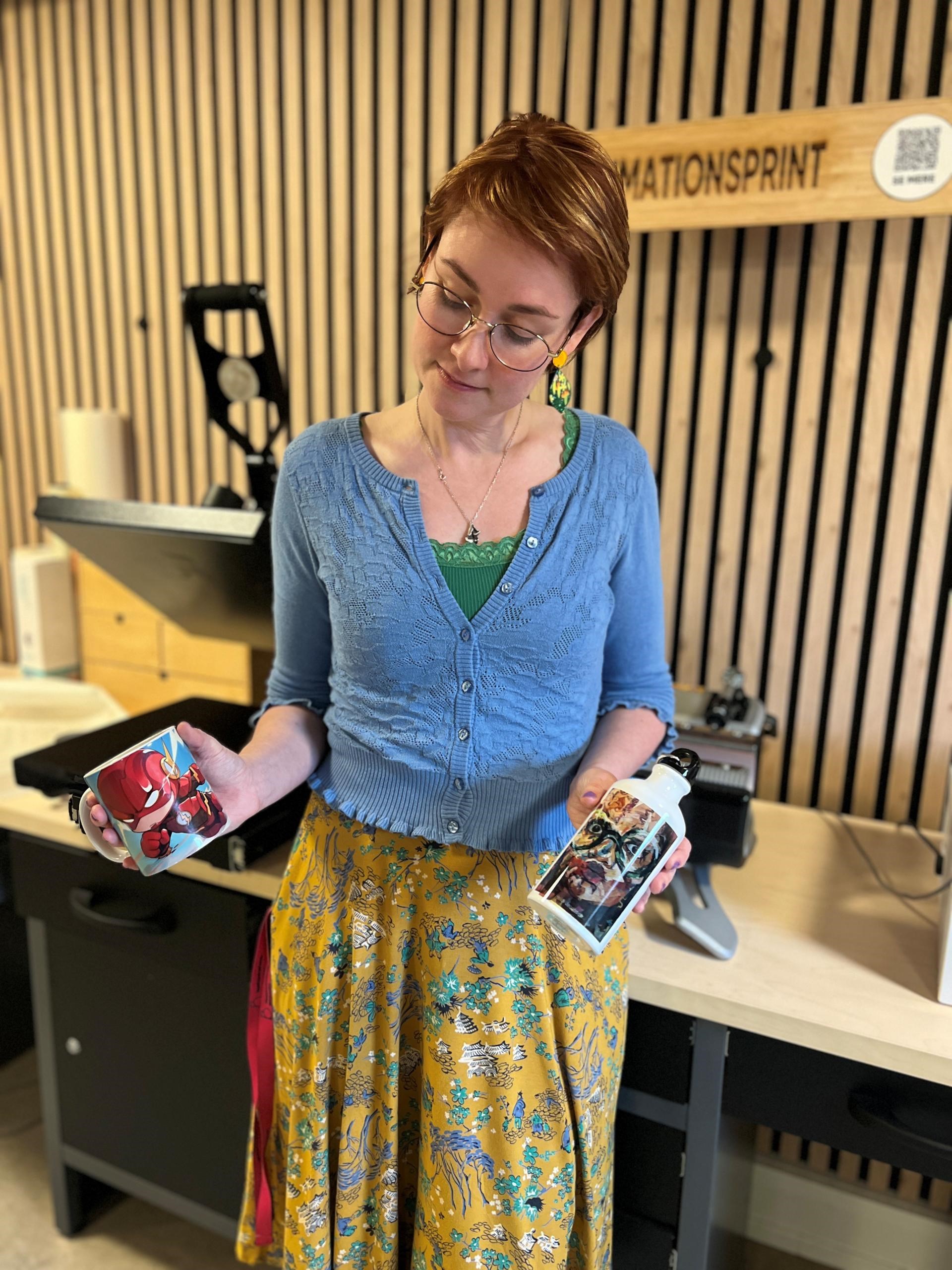 Makerspace: Tryk på kop eller termoflaske