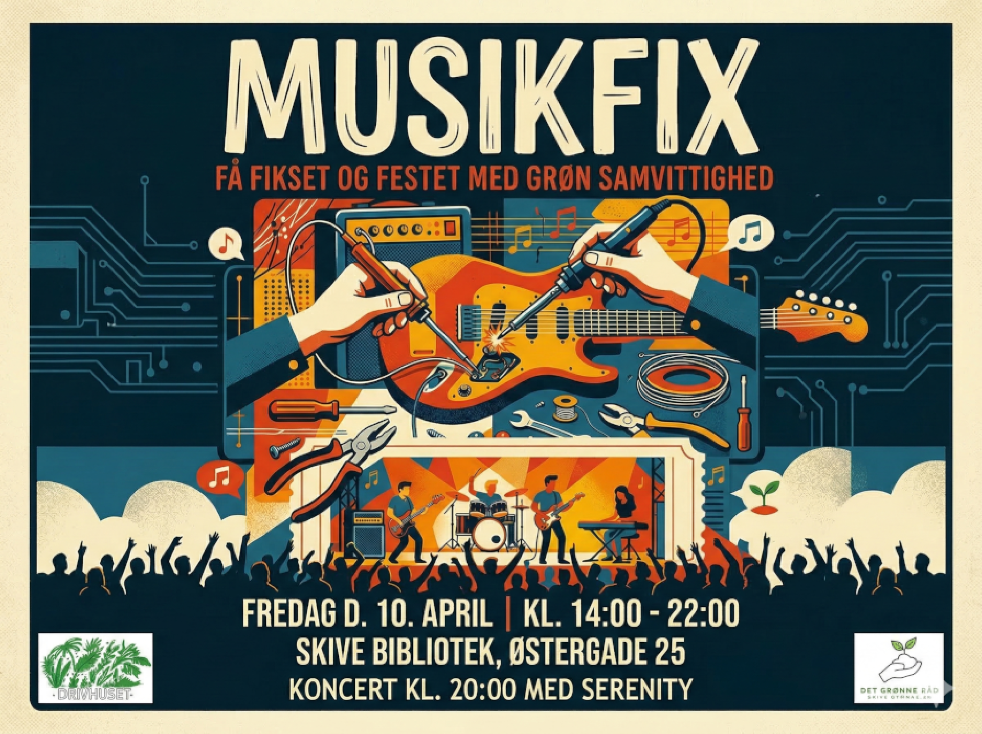 Musikfix - Få fikset og festet med grøn samvittighed