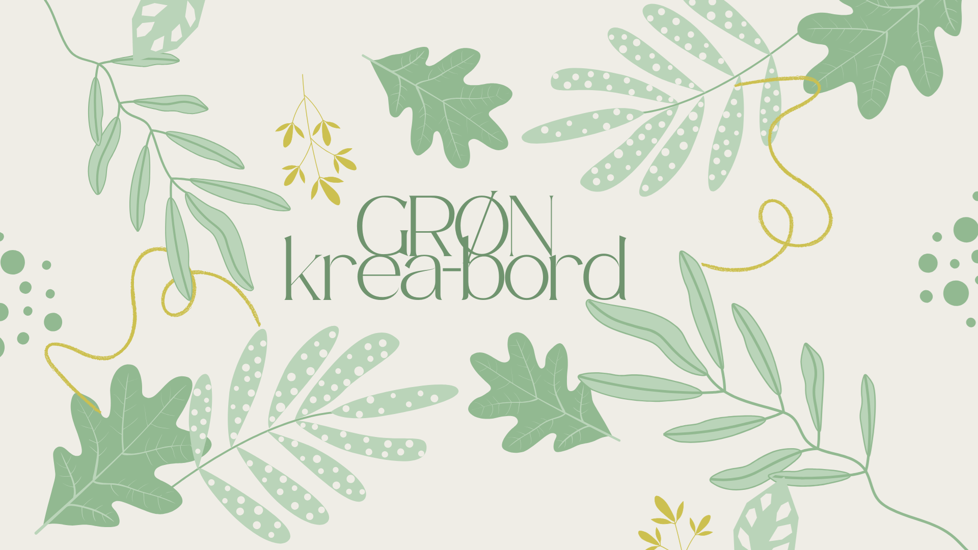 GRØN krea-bord