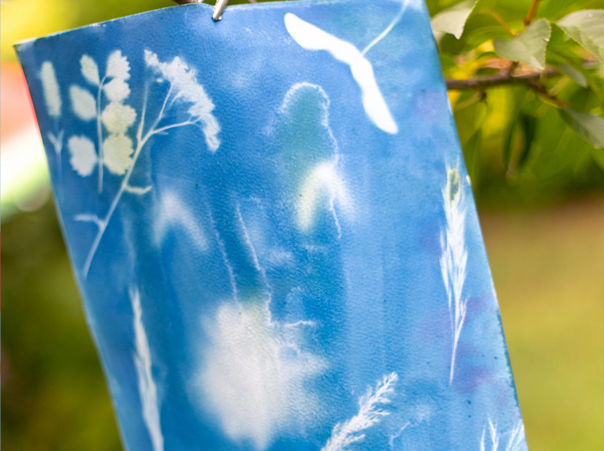 Kreativ workshop: Cyanotypi-tryk af affald
