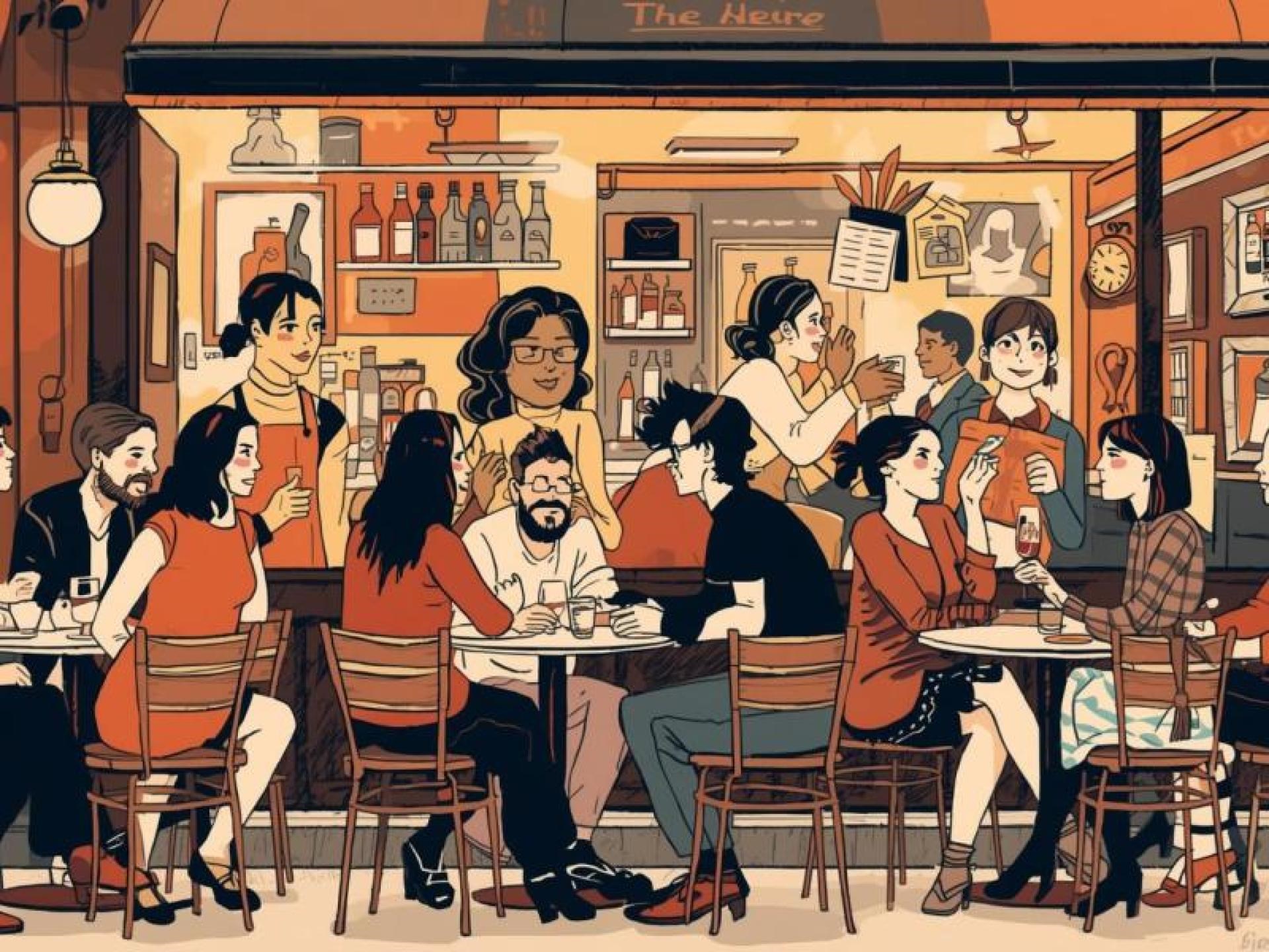 Samtalecafe på Folkehuset i Lystrup