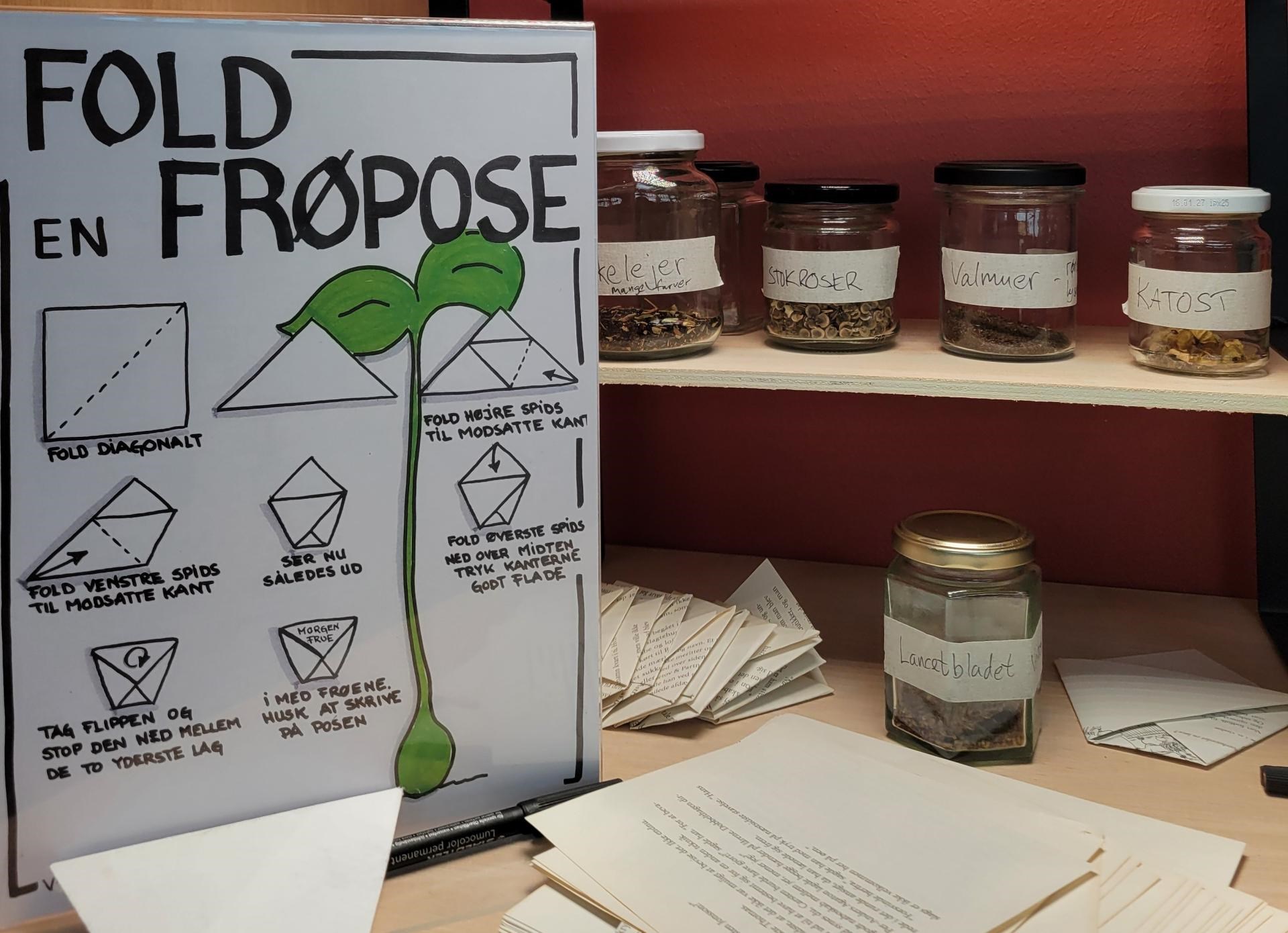 En spirende eftermiddag med frø, foredrag og frøposer