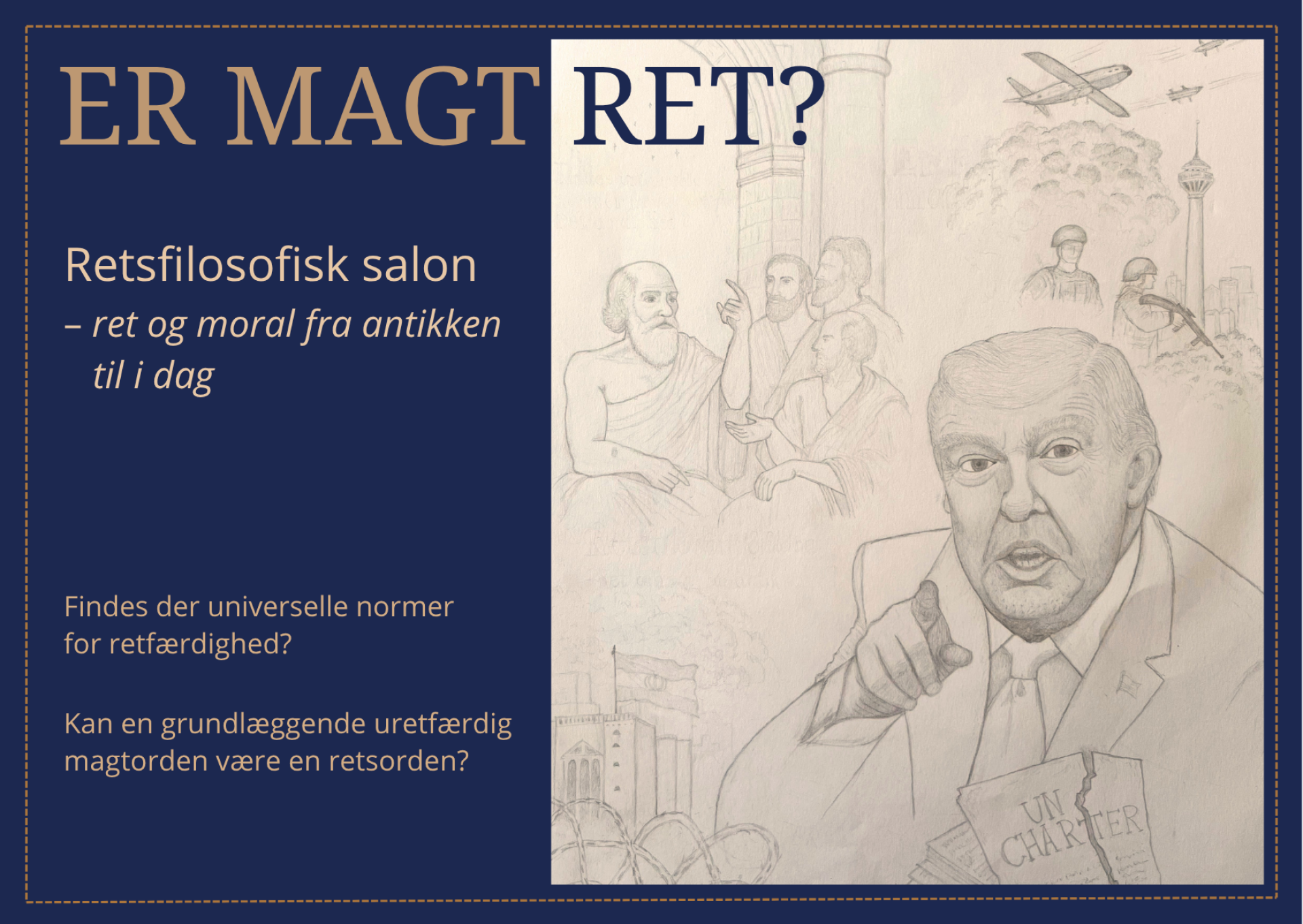 Retsfilosofisk salon - ret og moral fra antikken til i dag