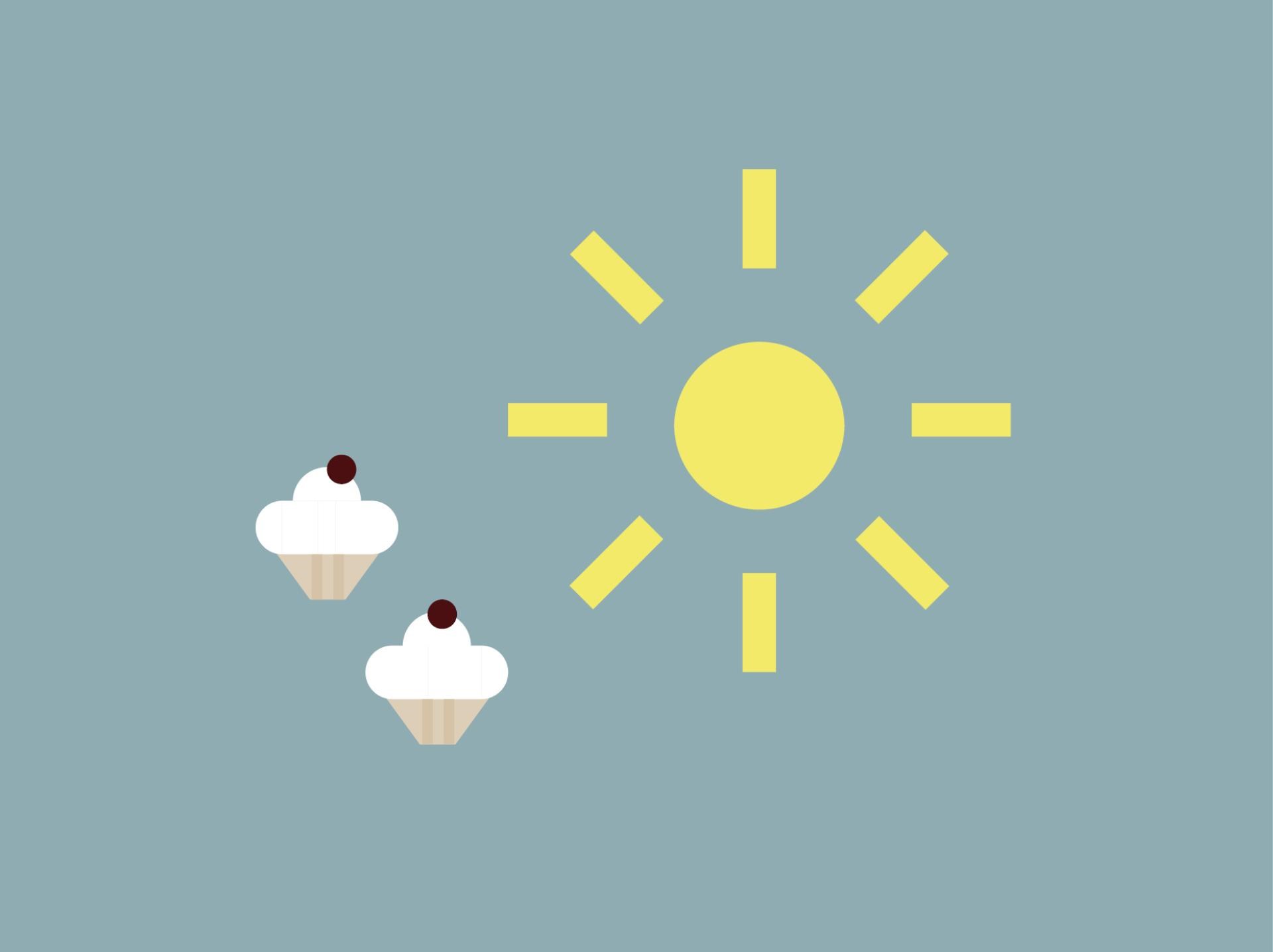 Sommerbøger & cupcakes