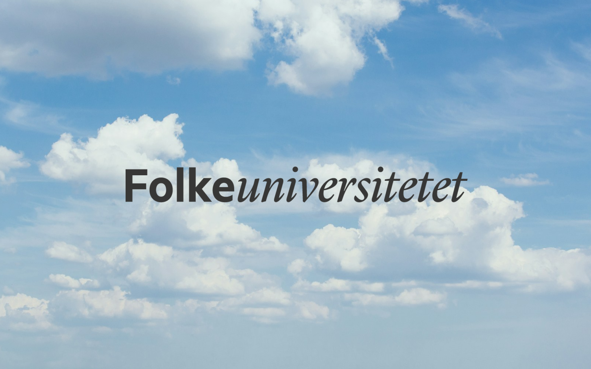 Folkeuniversitetet: Musikkens mesterværker