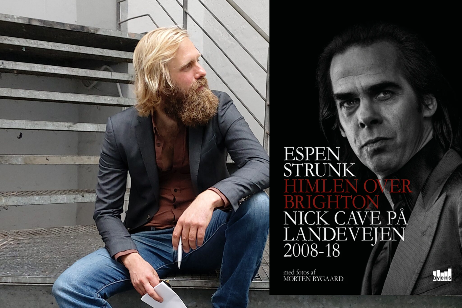 Kom tæt på Nick Cave: Espen Strunk fortæller historien om rockpoeten og musikikonet