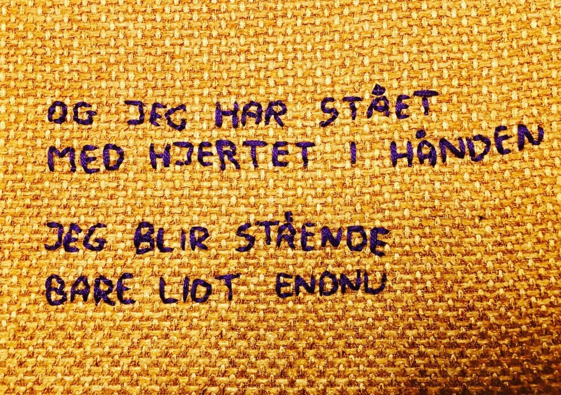 Workshop med Følsomt Broderi