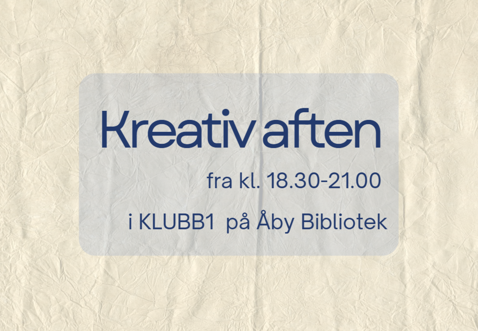 Kreative aftener