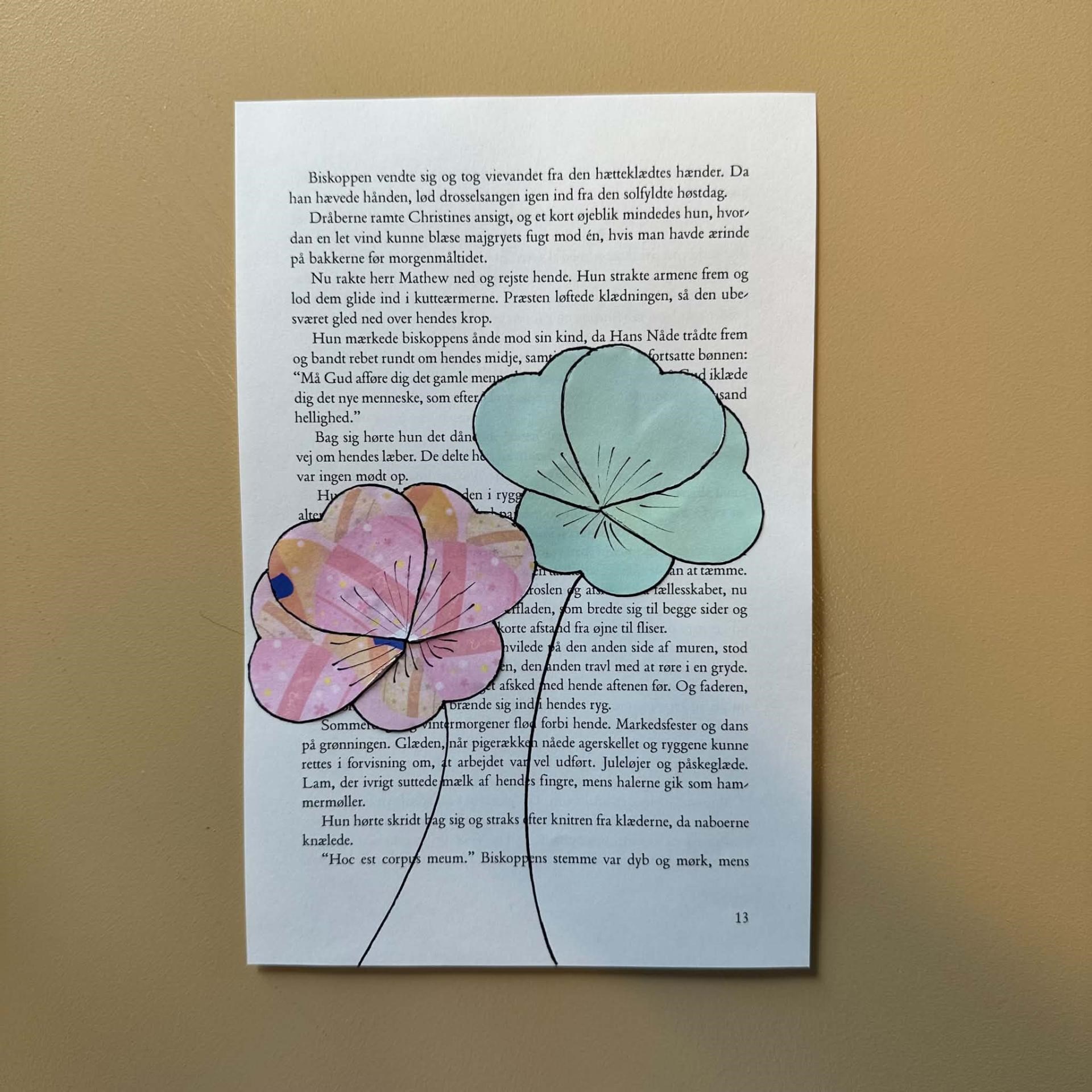 Selvbetjent krea: Blomster af genbrug