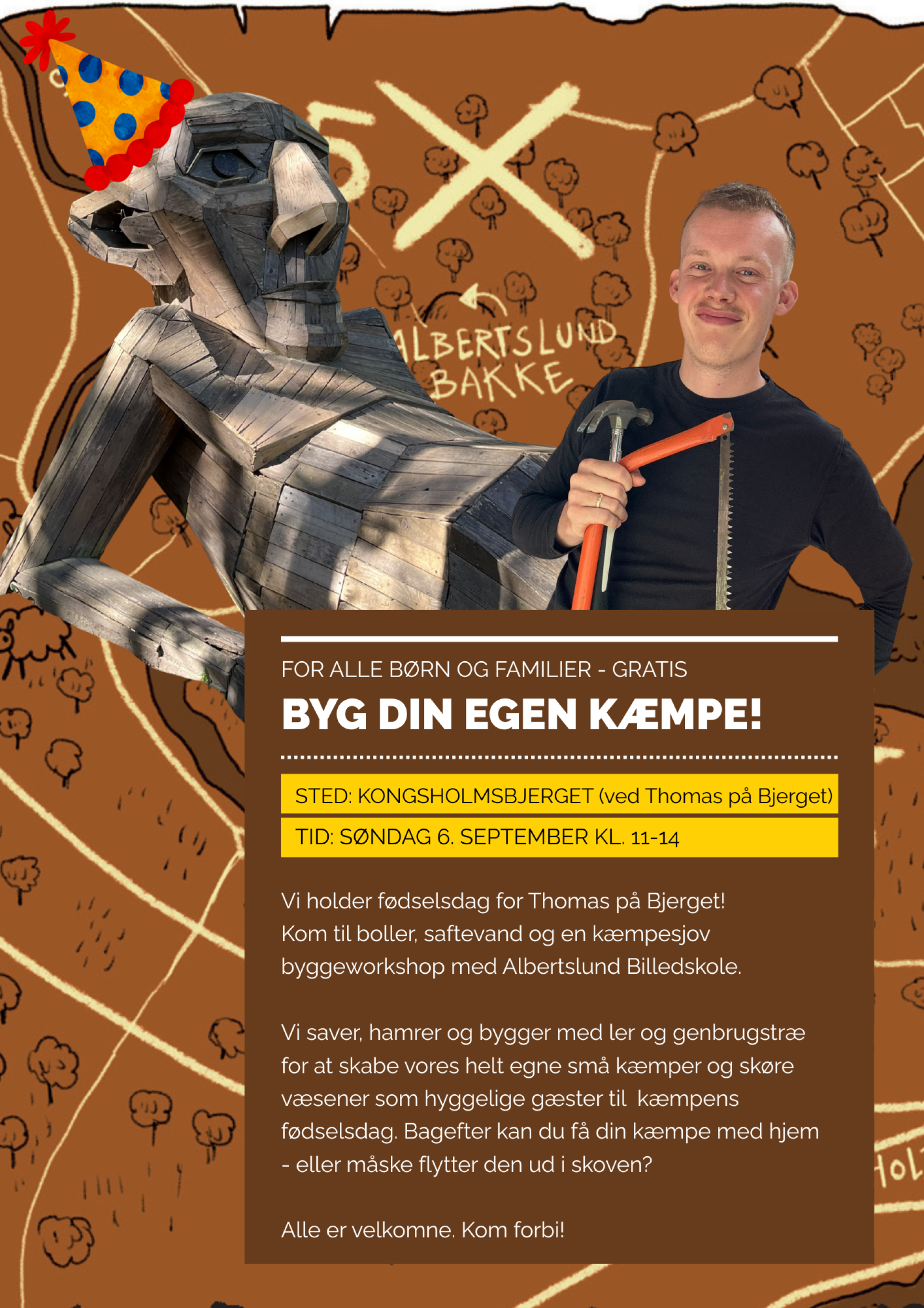Byggeworkshop og kæmpefødselsdag!