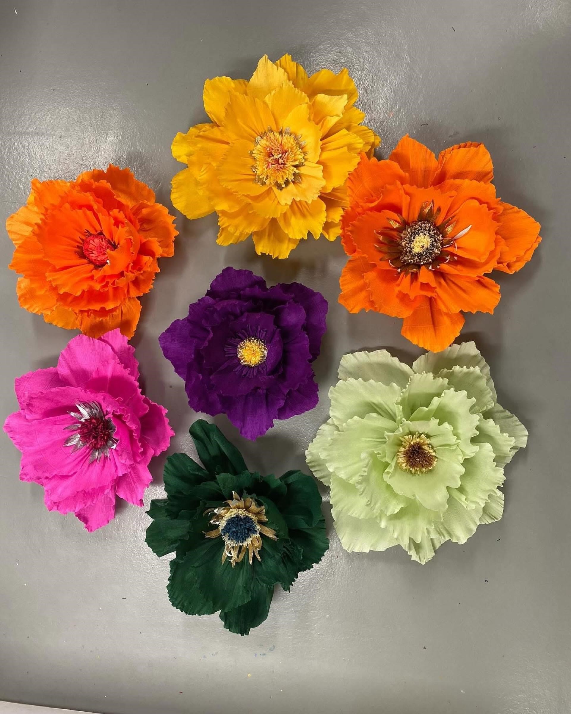 Crepepapirsblomster