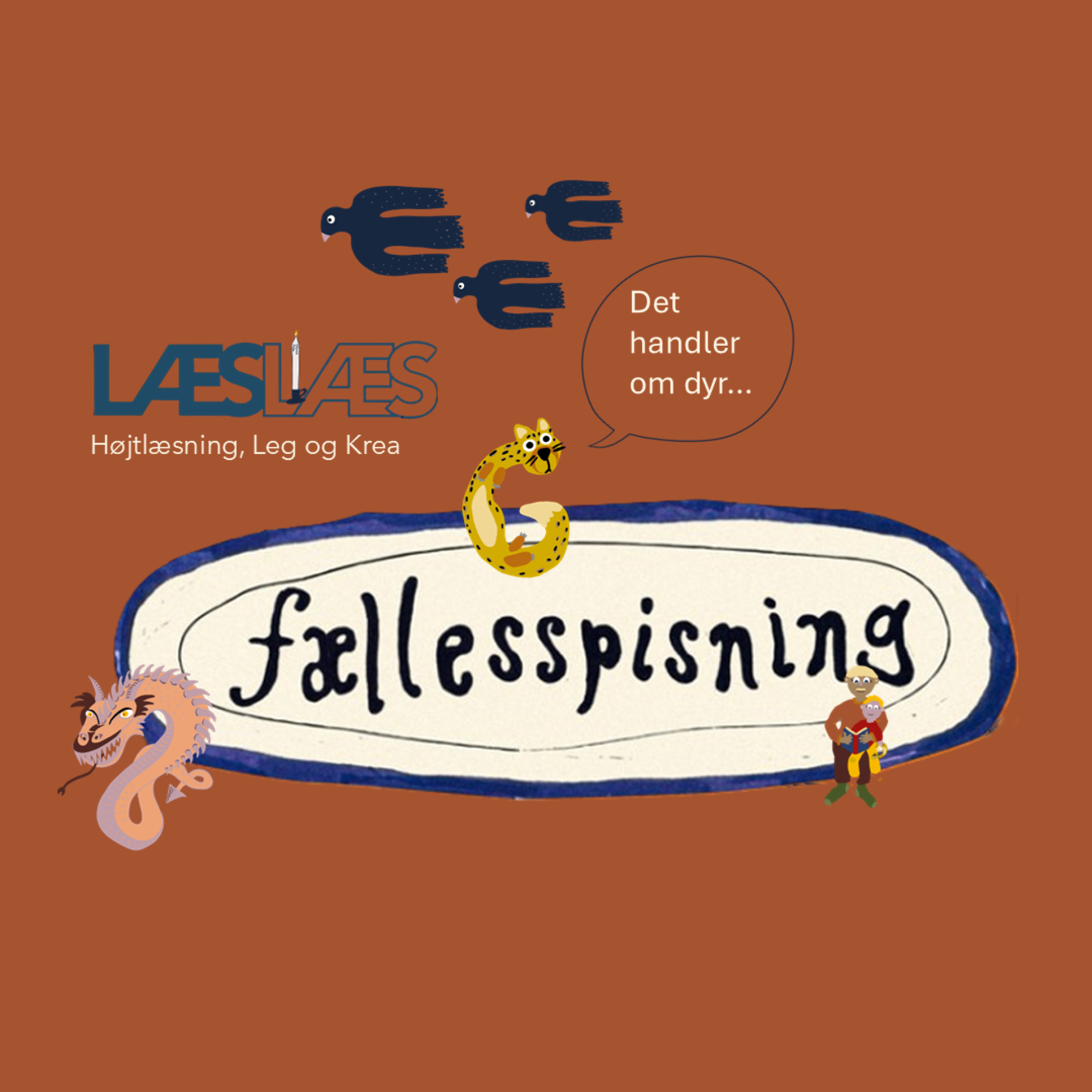 Læslæs fællesspisning - Bøger og Bolo