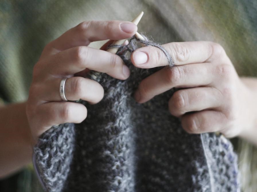 Strikkecafé på Hals Bibliotek