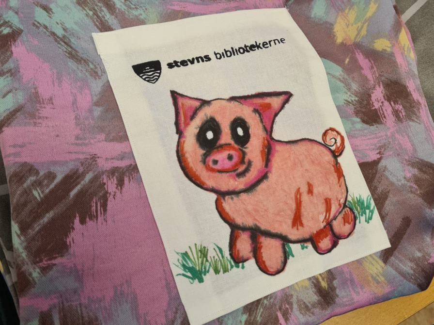 Vi laver muleposer til biblioteksbøgerne - i Hårlev
