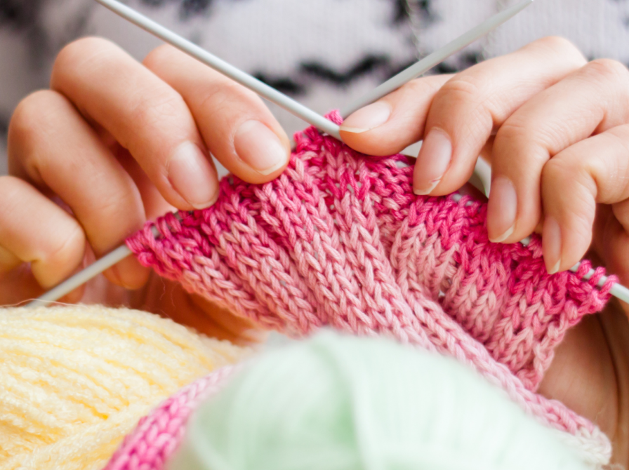 Strikkecafé i Løgumkloster