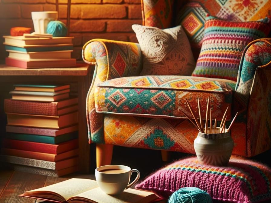 Strik og lyt på Biblioteket i Hanstholm