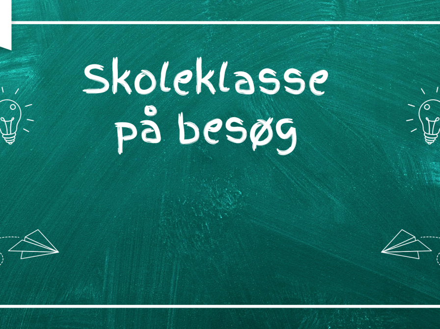 Skoleklasse på besøg