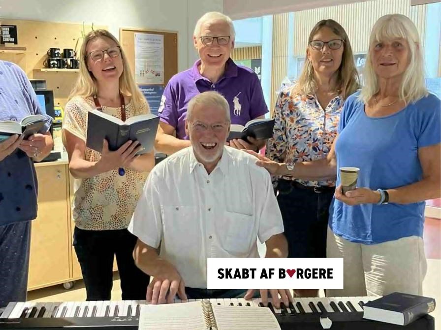Morgensang på Holte Bibliotek