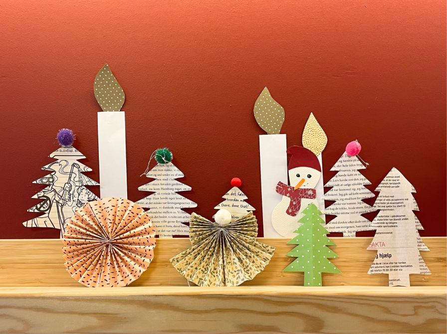 Lørdagskrea: Klip og klistre julepynt