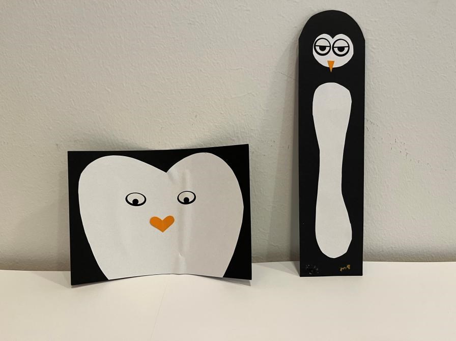 Kreatingen: Lav dit eget pingvinbogmærke