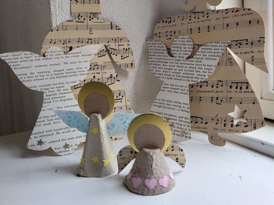 Genbrugskrea // lav din egen juleengel