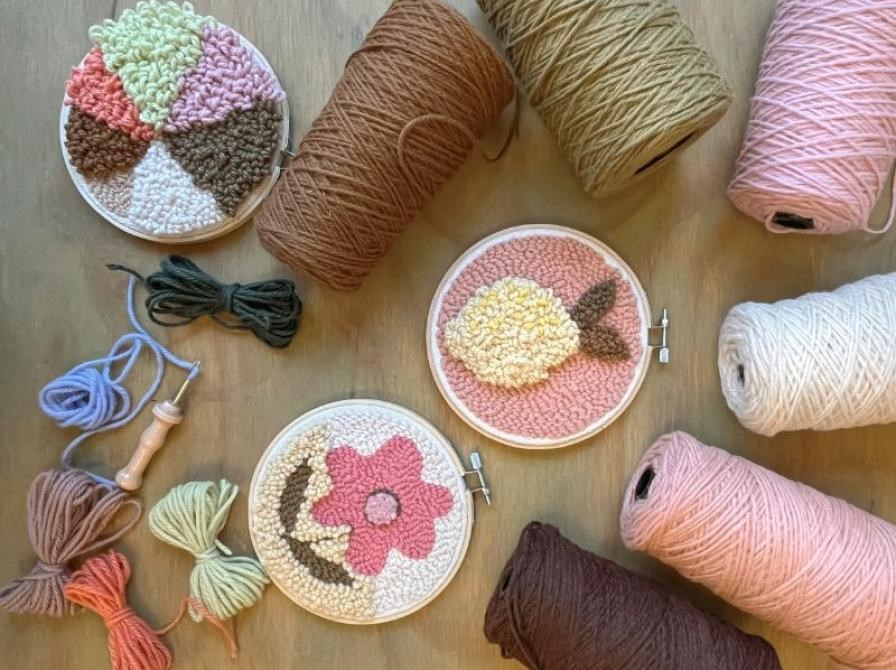 Punch needle-workshop med Kit Company