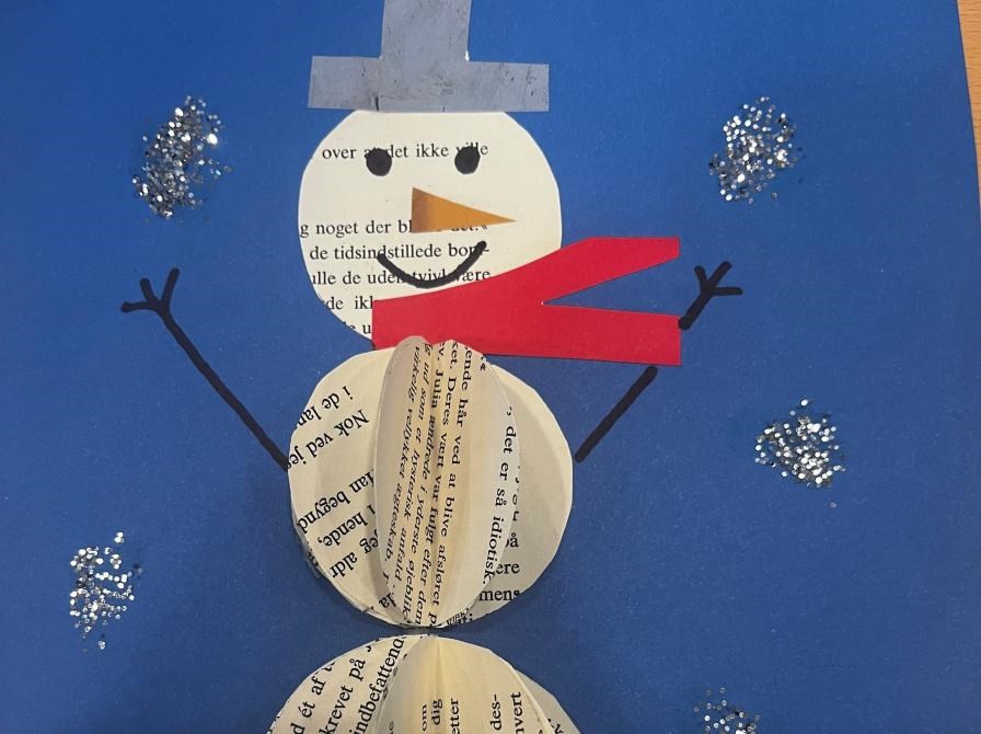 Krea i børneudlånet i januar: Lav en flot snemand