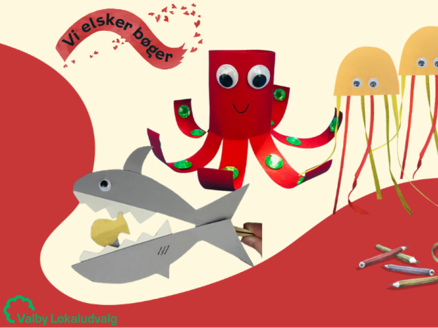 KreaVærksted: Blæksprutter og klemmehajer