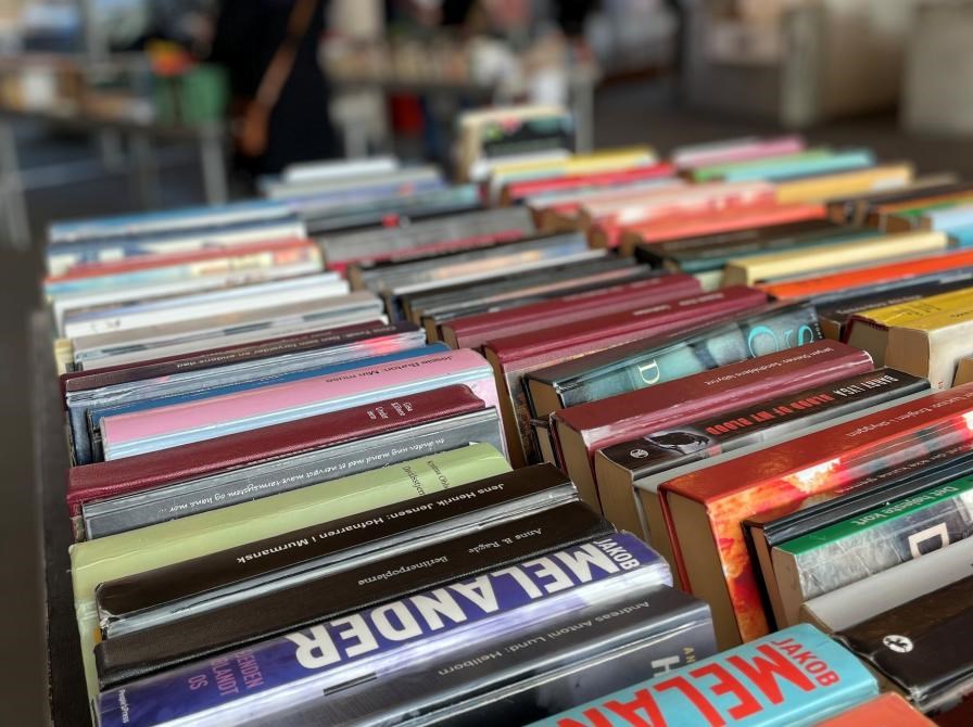 Bogsalg på Biblioteket Kulturværftet!