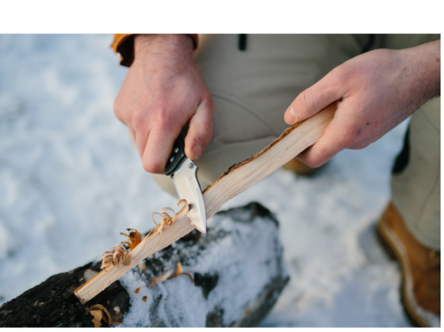 Sammen i skoven - Snit en smørkniv