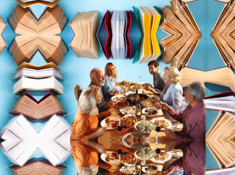 Bøger der ulmer og mad der dulmer - en aften med litteratur og mad