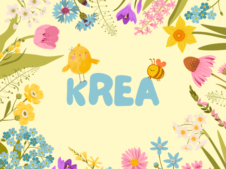 Ved kreabordet: Påskeklip og mikrogrønt