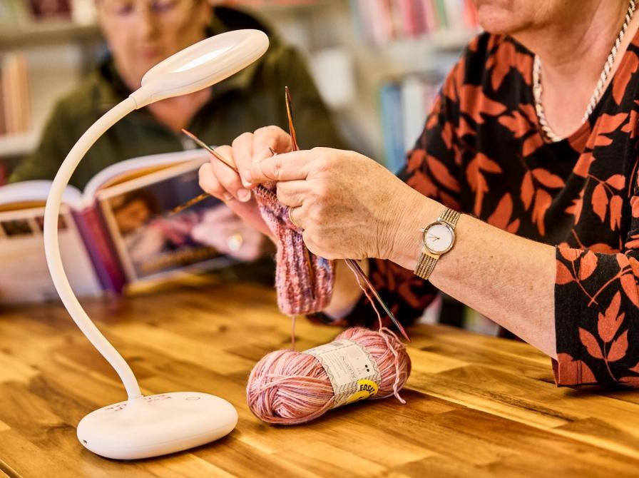 Åben strikkecafé på Kristrup Bibliotek