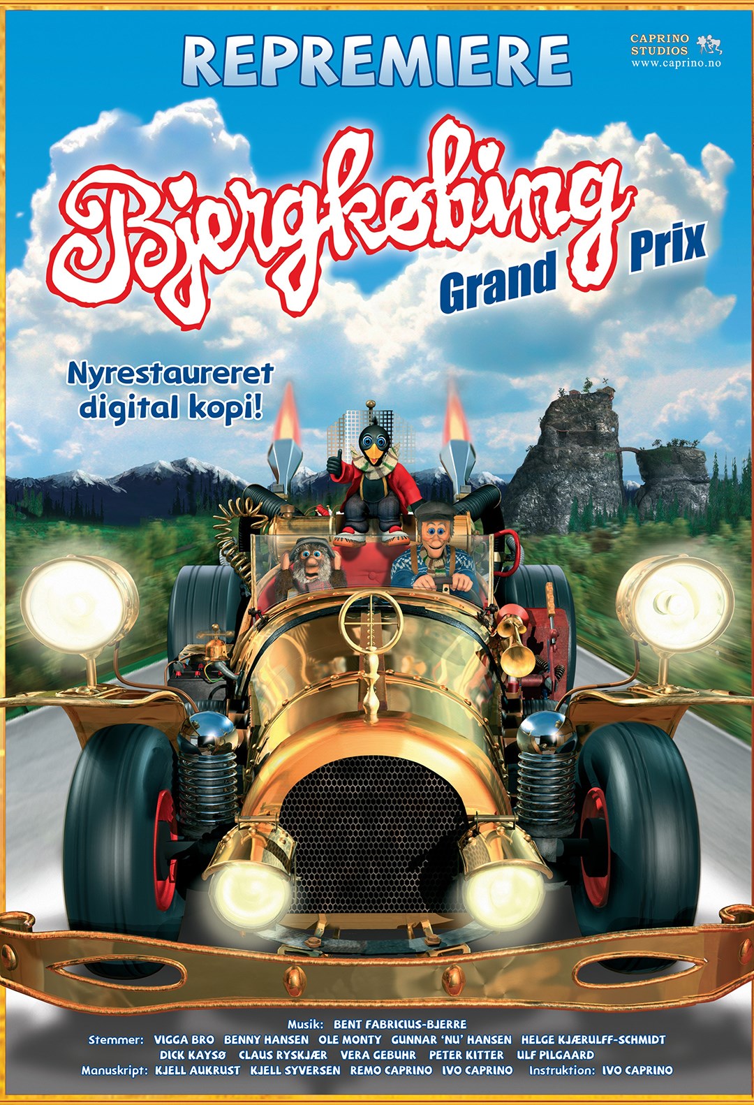 Bjergkøbing Grand Prix - Dansk tale