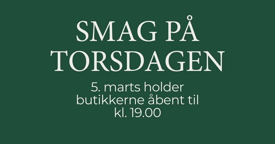 Smag på Torsdagen