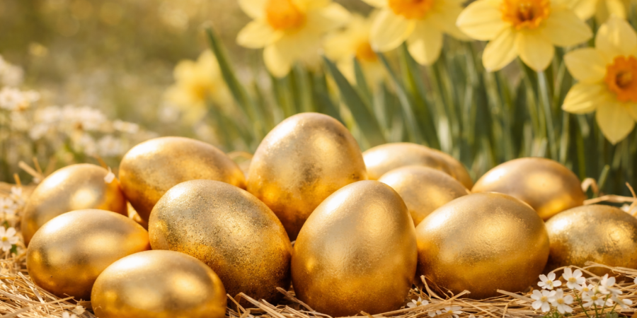 Påskeægsjagt i Skulpturhuset