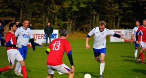 Fodboldkamp Kv. 2. Division Slutspil Pulje 1 - B 73 Slagelse mod FC Damsø