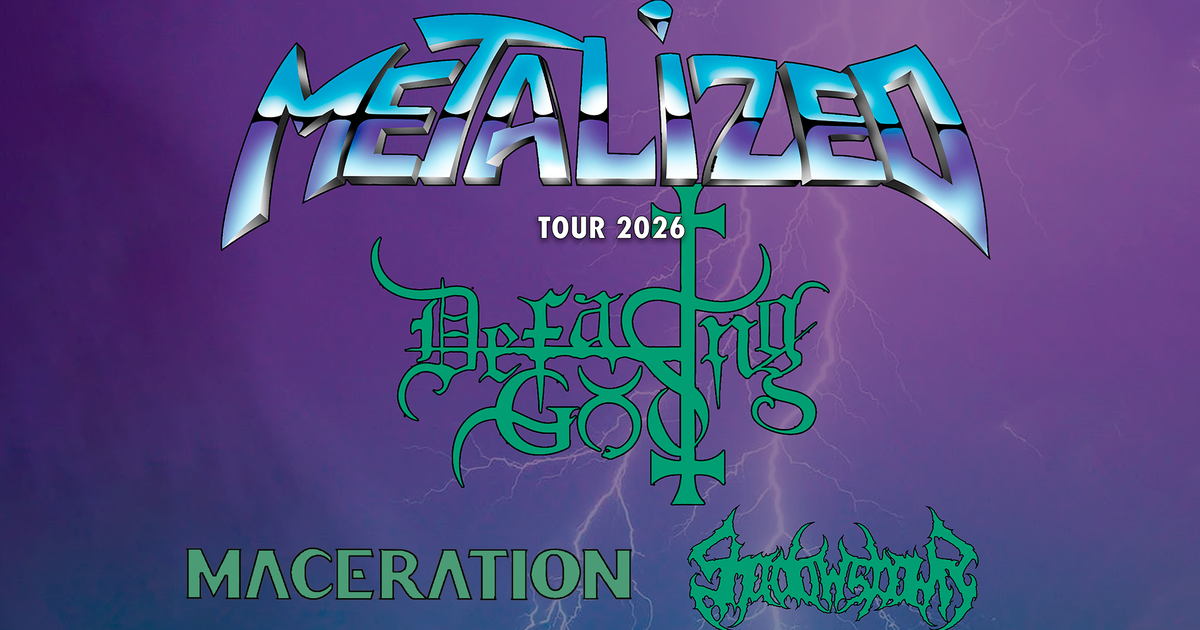 Metalized Tour 2026 - Feat. Defacing God, Maceration og Shadowspawn