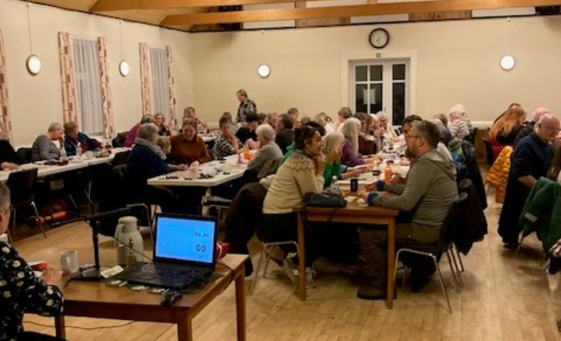 Bankospil i Byrum Forsamlingshus