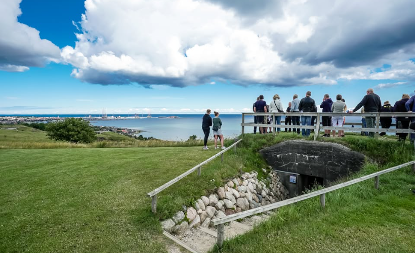 Rundvisning på tysk på Bangsbo Fort