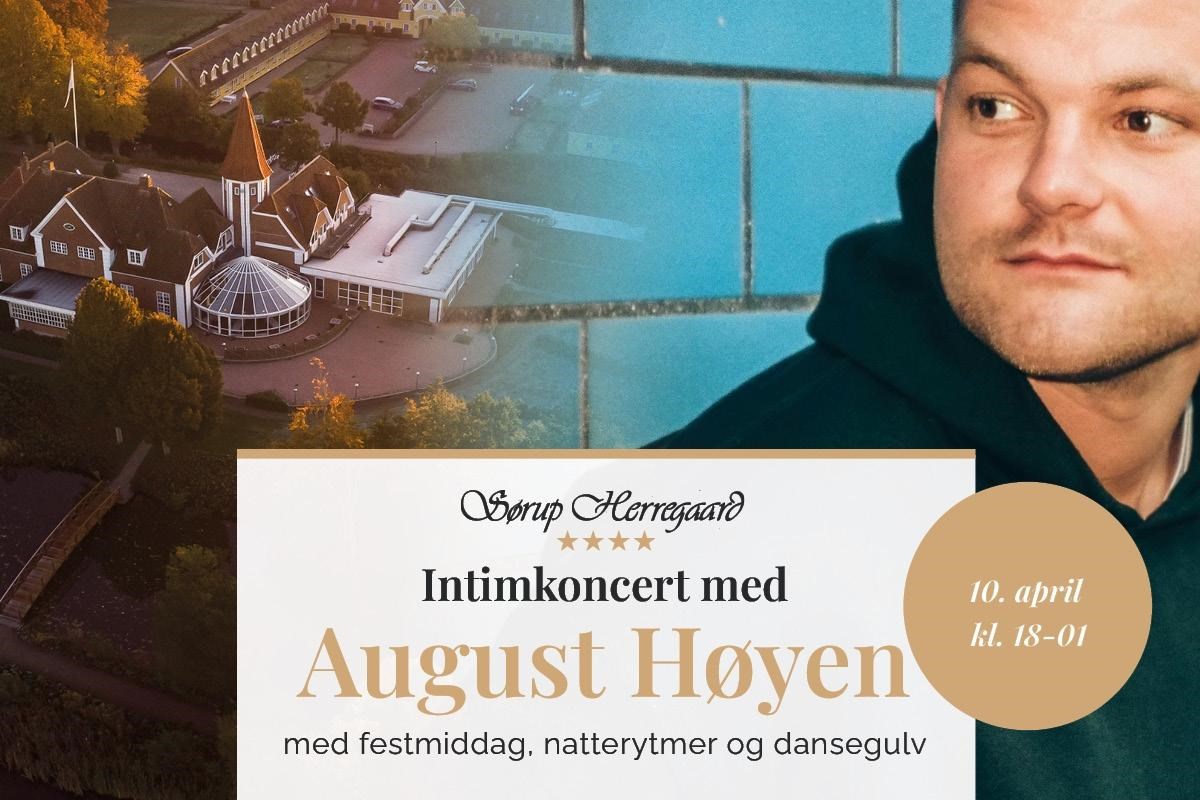 Intimkoncert med August Høyen incl. middag