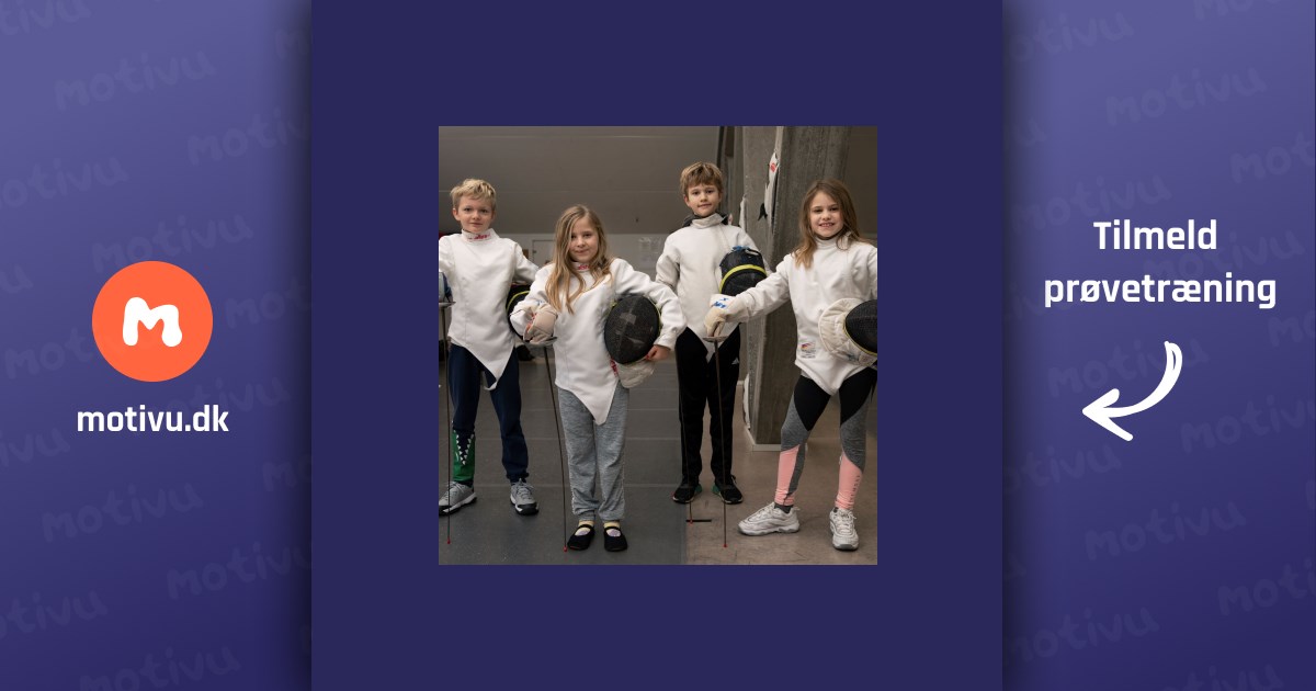 Fægtning fra 8 til 13 år - Børnehold